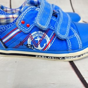 PabloSky Blue Canvas Shoe